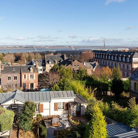 La-Haut - 3 Panorama Of The Estuary - City Center Honfleur Exteriér fotografie